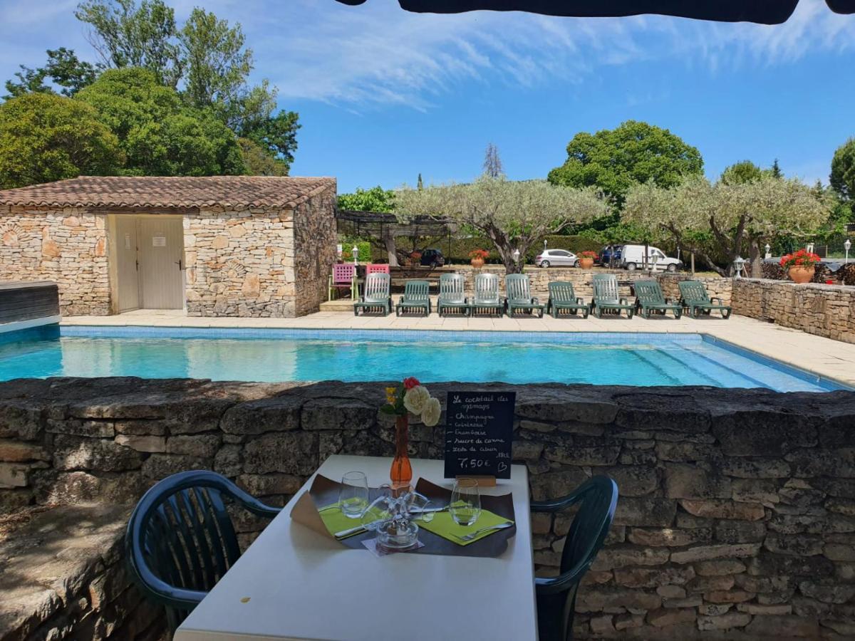Logis Hotel Restaurant L'Escarbille Saint-Martin-dʼArdèche Bagian luar foto
