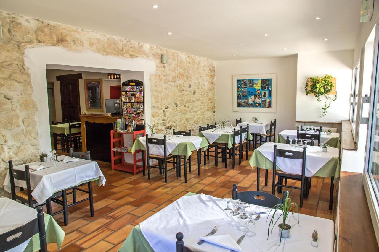 Logis Hotel Restaurant L'Escarbille Saint-Martin-dʼArdèche Bagian luar foto