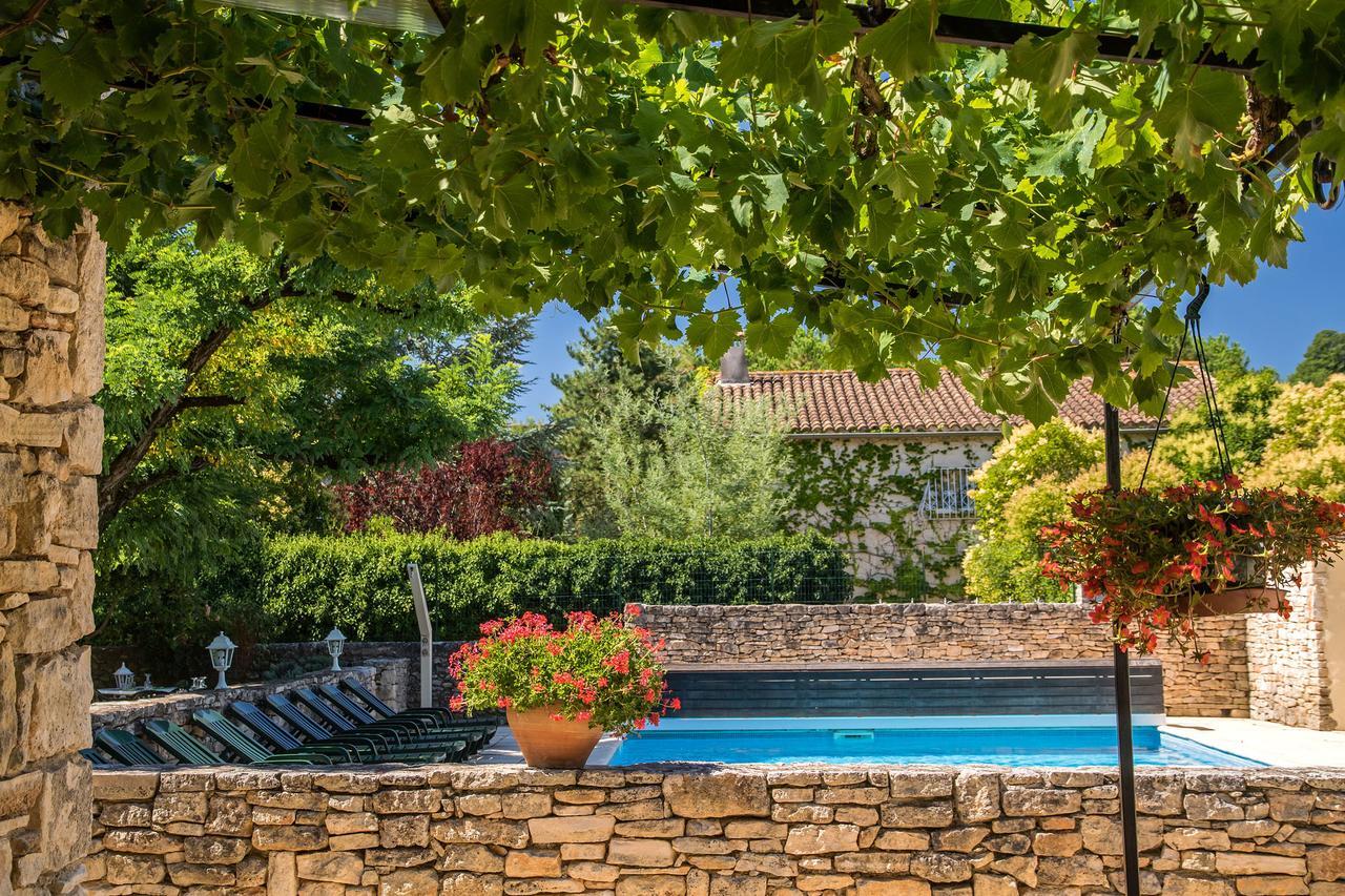 Logis Hotel Restaurant L'Escarbille Saint-Martin-dʼArdèche Bagian luar foto